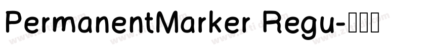 PermanentMarker Regu字体转换